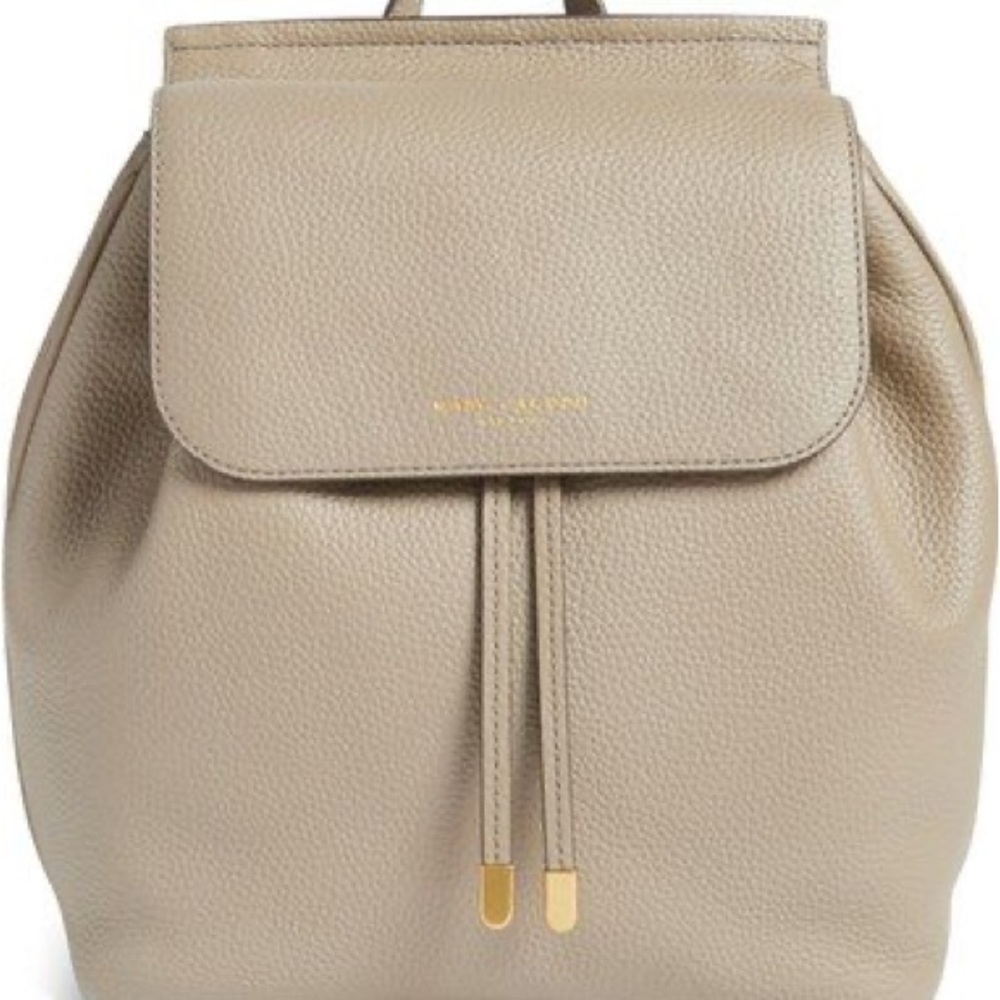 Marc by Marc Jacobs Pike Place Pebbled Leather Backpack Taupe